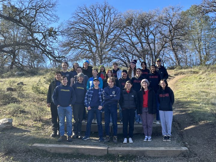 Sea Scouts group picture at an advancement weekend at Los Mochos