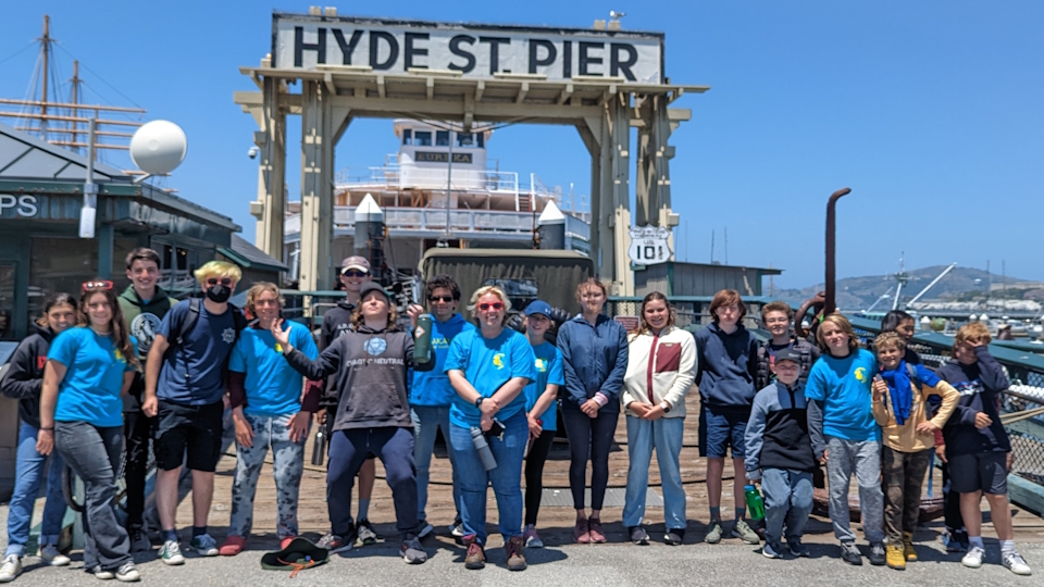 Picture of participants in the Maritime Explorer Club week-long day camps.